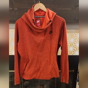 Nike Women's Red and black speck goodie sweatshirt.  Size large